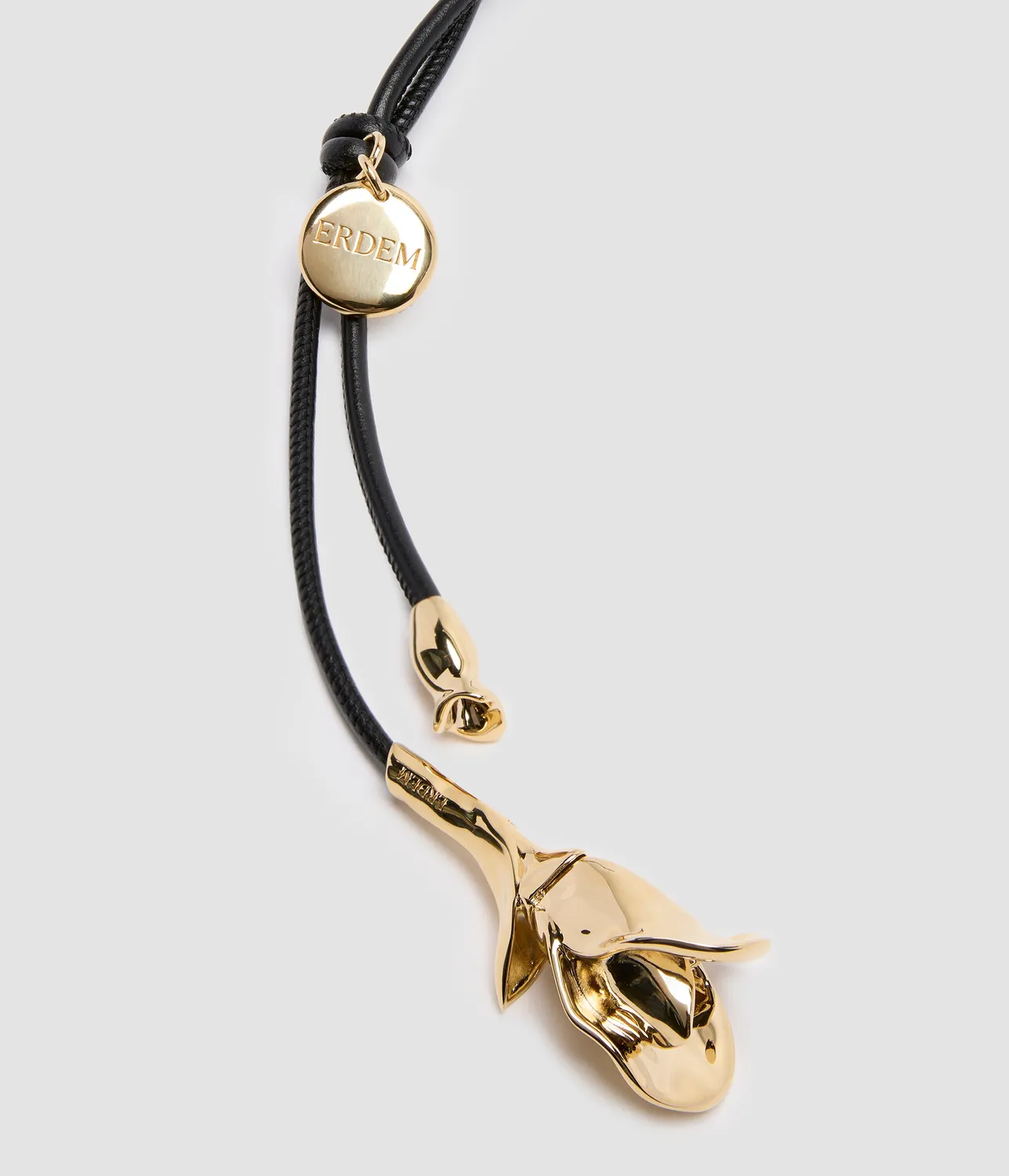 Erdem Flora Bag Charm charm borsa fiore oro 25,5 cm