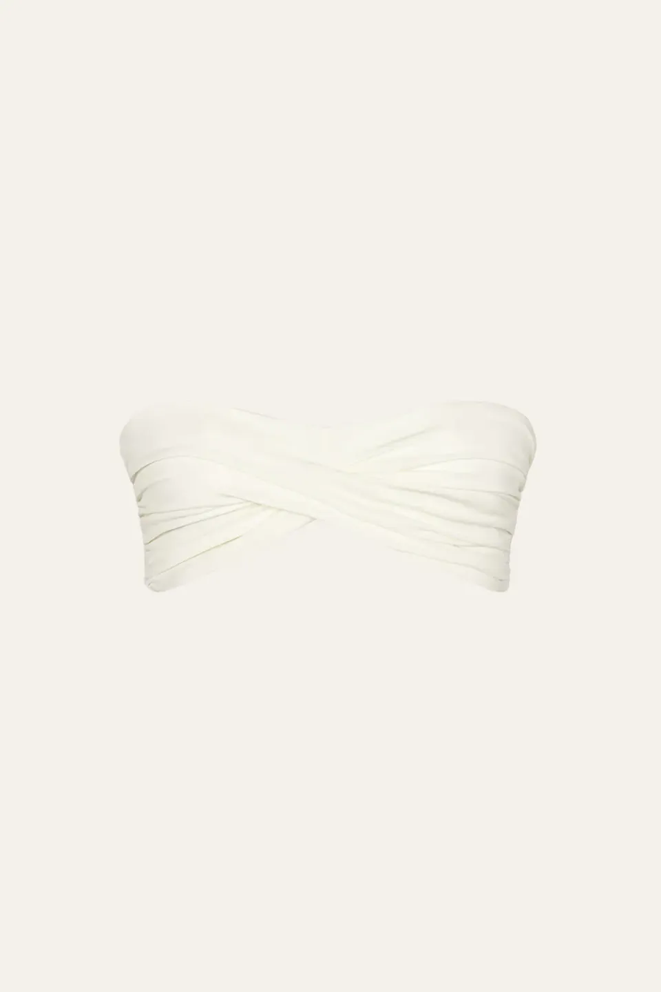 Johanna Ortiz Sea Sprite top bikini fascia ecru