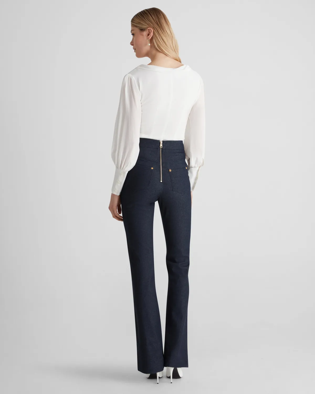 Violante Nessi Matisse Jeans Denim Blu Organico