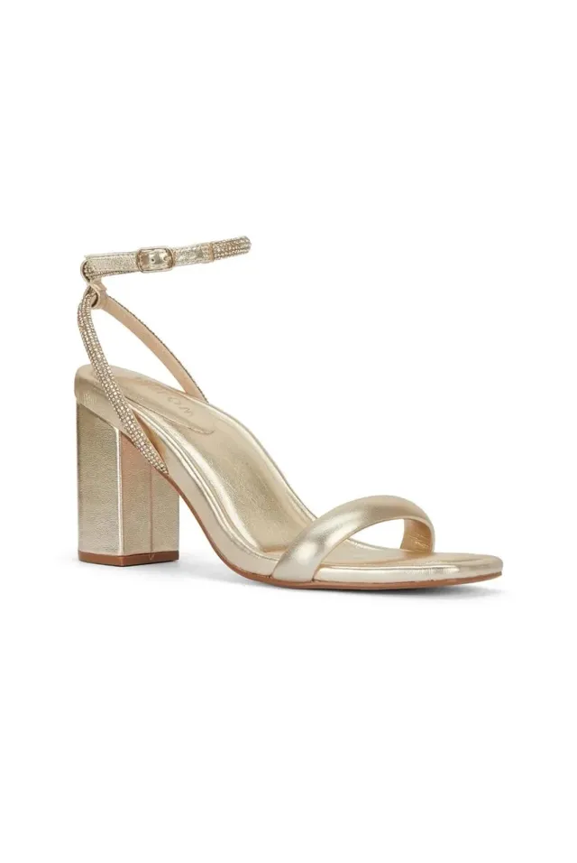 Malow London Sabrina sandali oro tacco 8,5 cm