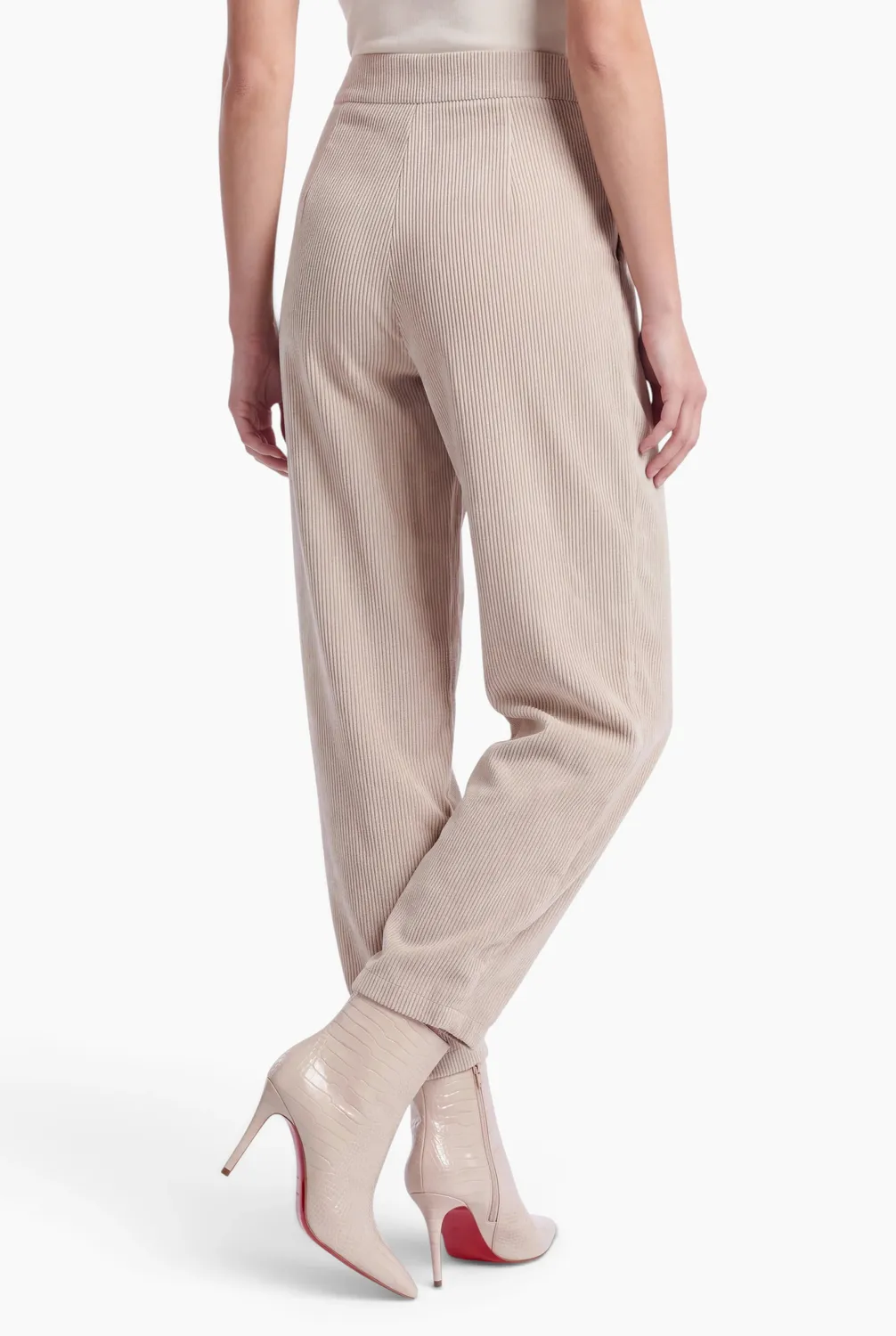 Ana Alcazar Enlimy pantaloni velluto beige