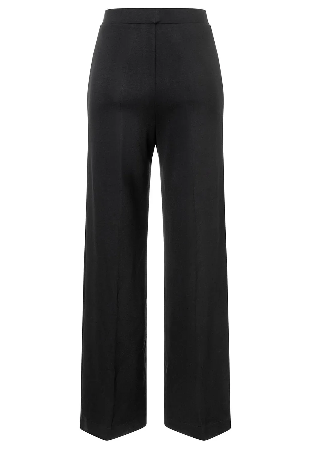 Ana Alcazar Silas pantaloni larghi neri Marlene