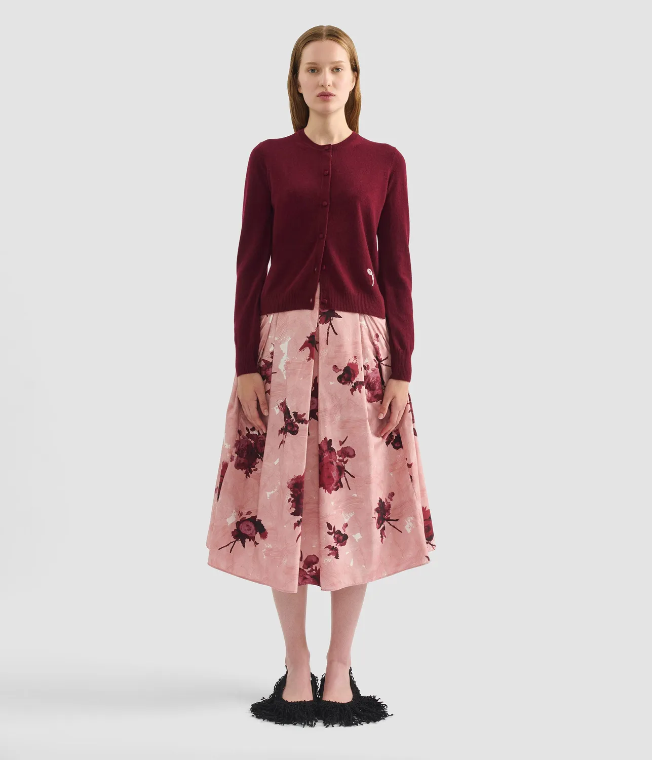 Erdem Cashmere Crew Neck Cardigan cardigan cashmere