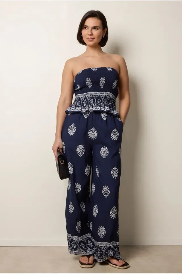 Blue Vanilla set top pantaloni navy S/M