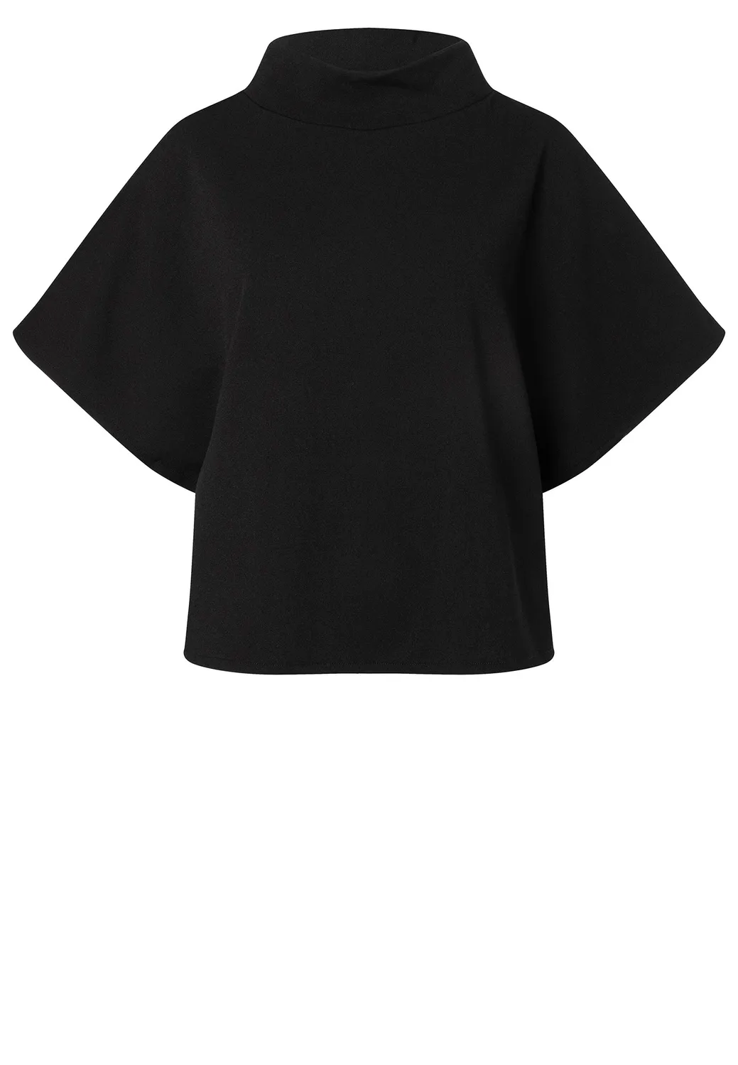 Ana Alcazar Elioramis top mantella nero collo alto