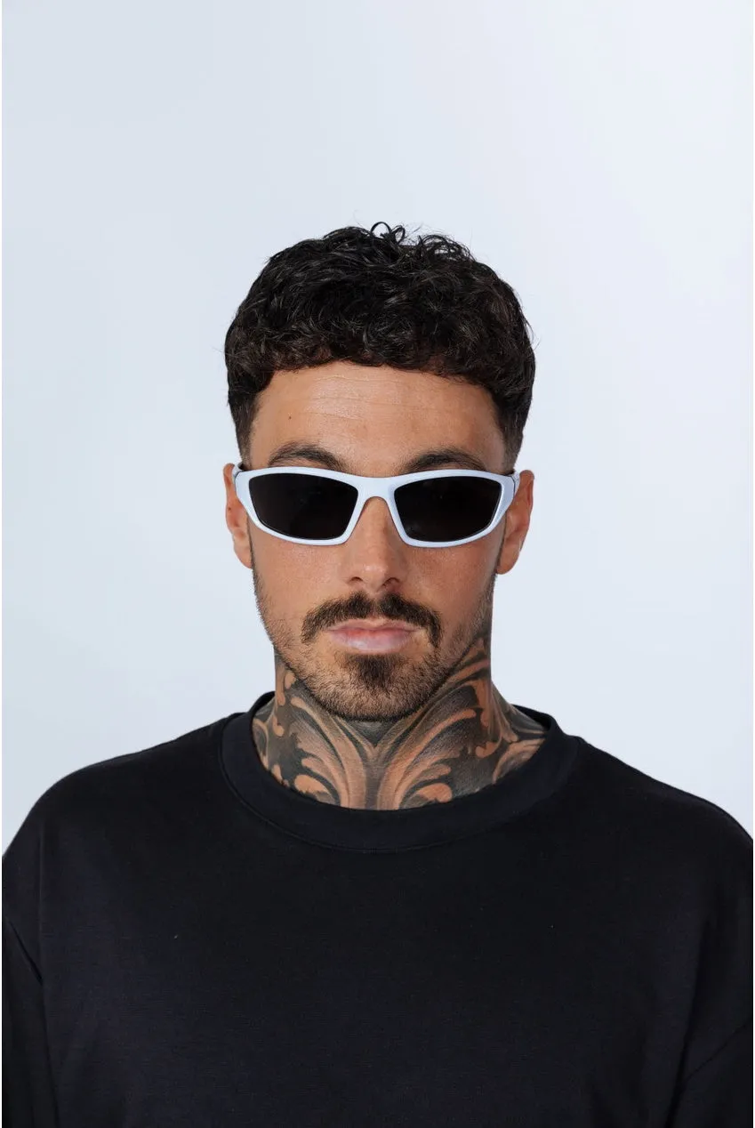 SVNX Outdoor Racer occhiali da sole bianco UV400