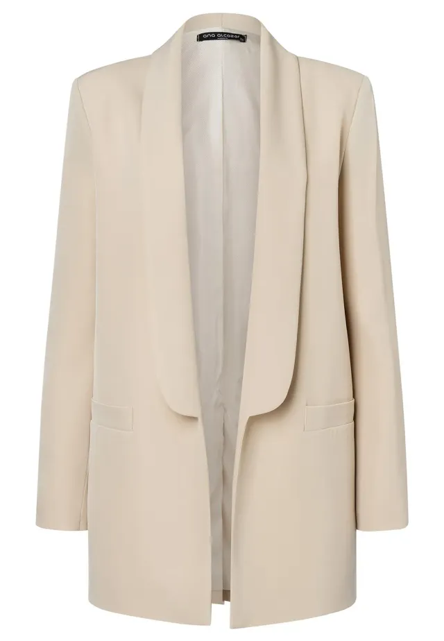 Ana Alcazar Ramina blazer beige viscosa