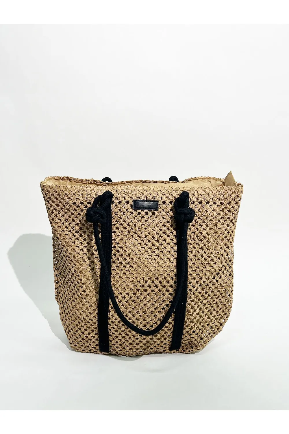SVNX Borsa Mare Grande Tote Beige Carta