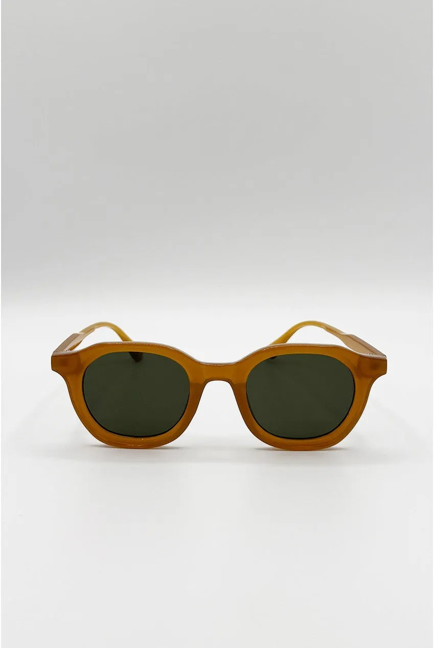 SVNX Bold Preppy occhiali da sole marroni taglia unica