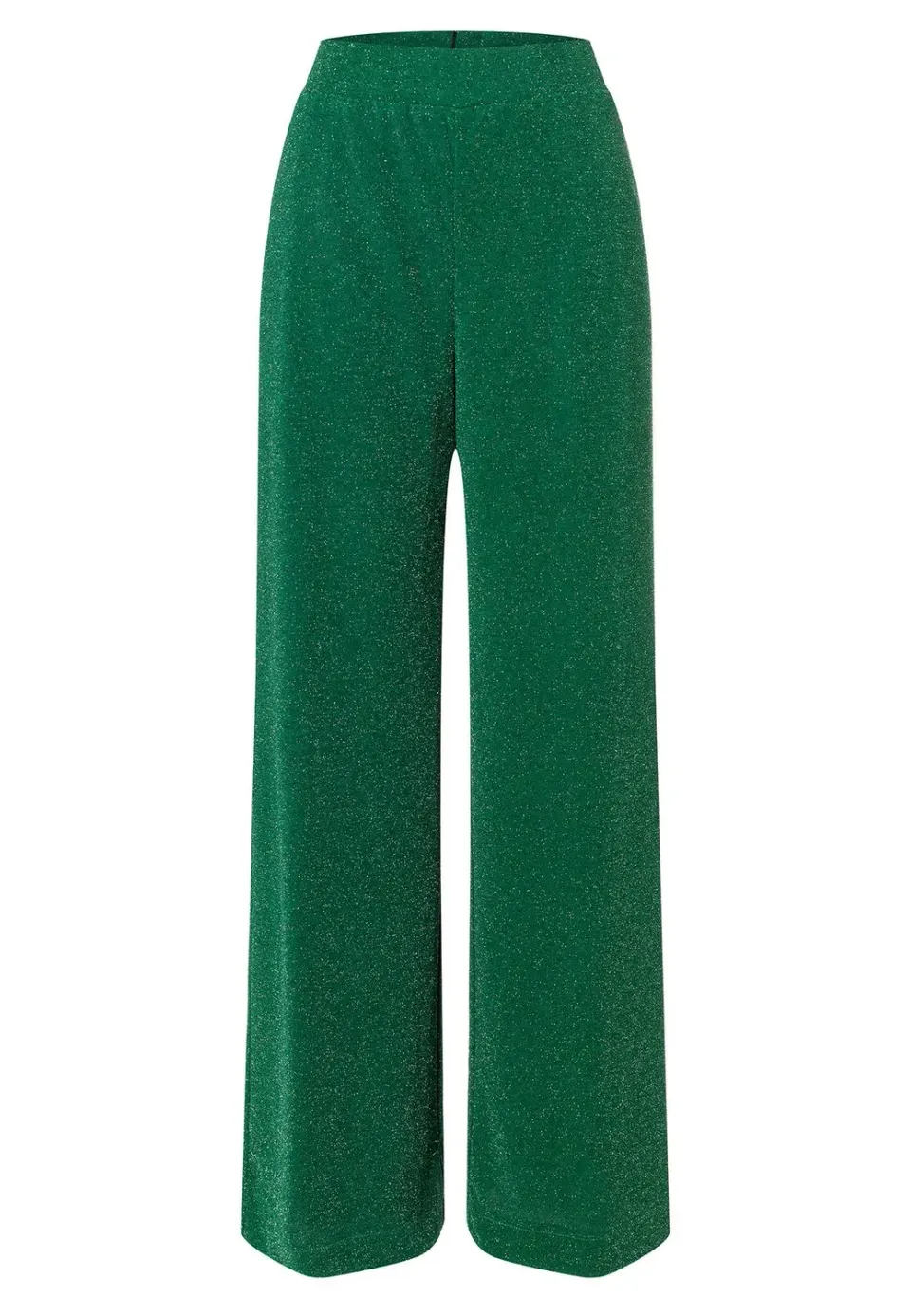 Ana Alcazar Ontea pantaloni palazzo verdi lurex