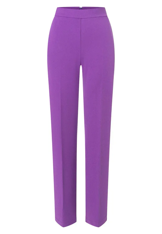 Ana Alcazar Oawi pantaloni eleganti melanzana