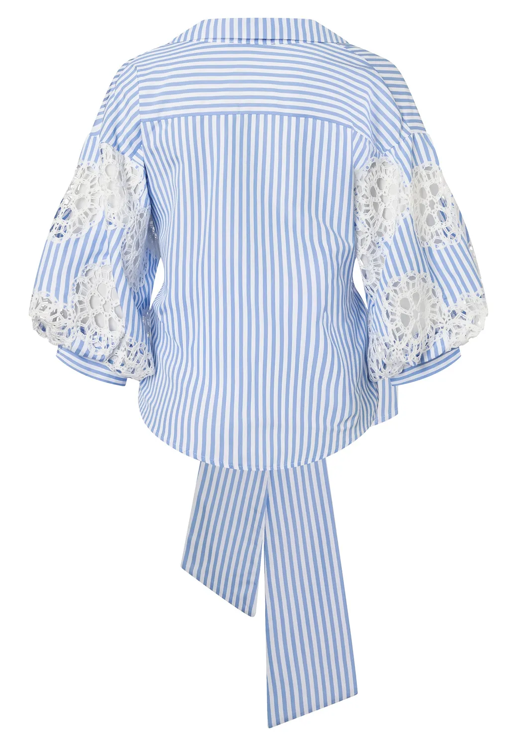 Ana Alcazar Dovah blusa incrocio a righe