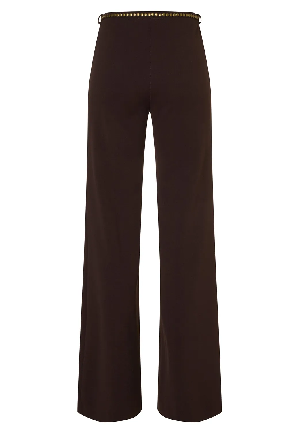 Ana Alcazar Evorille pantaloni larghi espresso cintura