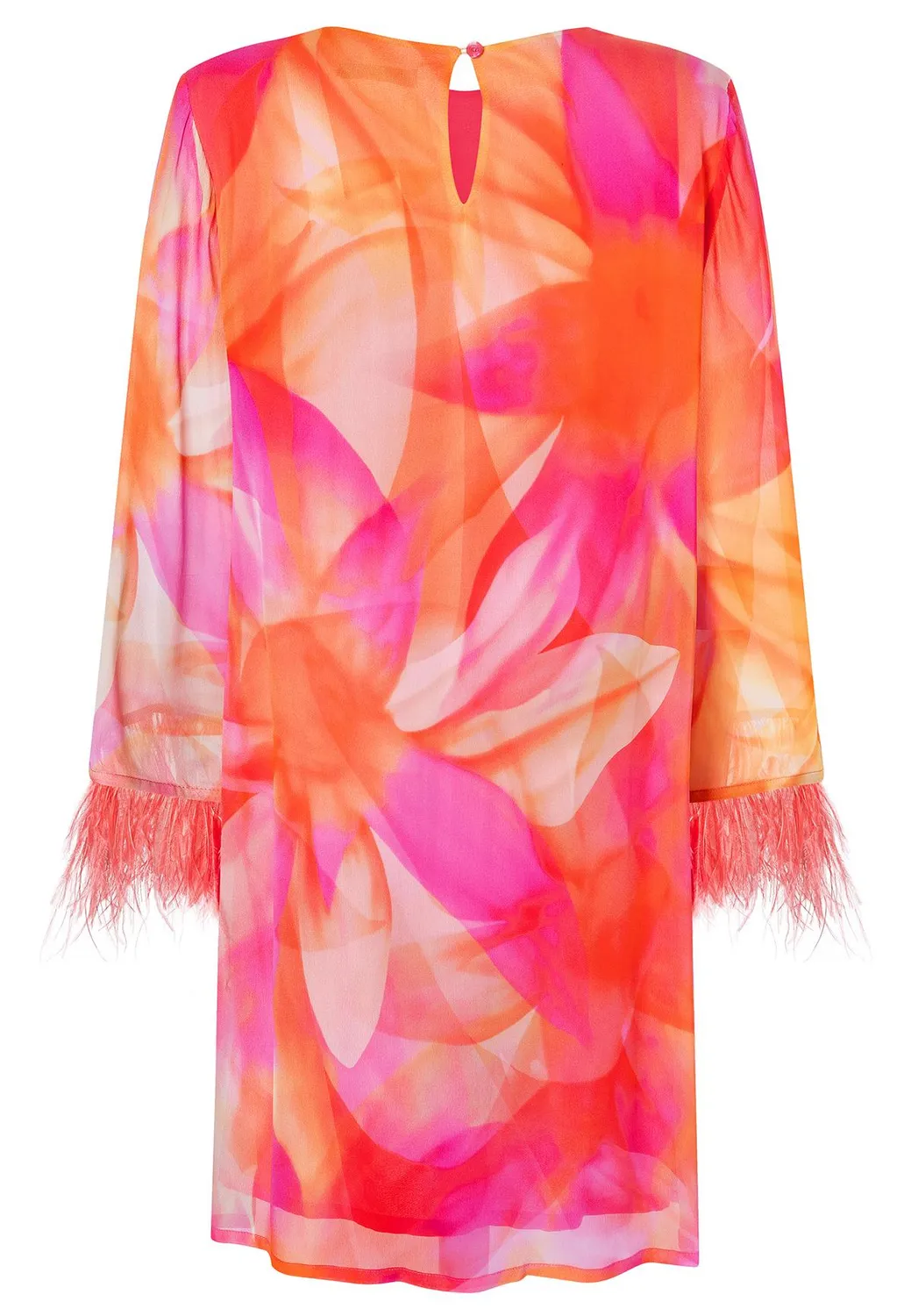 Ana Alcazar Zelmia abito tunica chiffon floreale