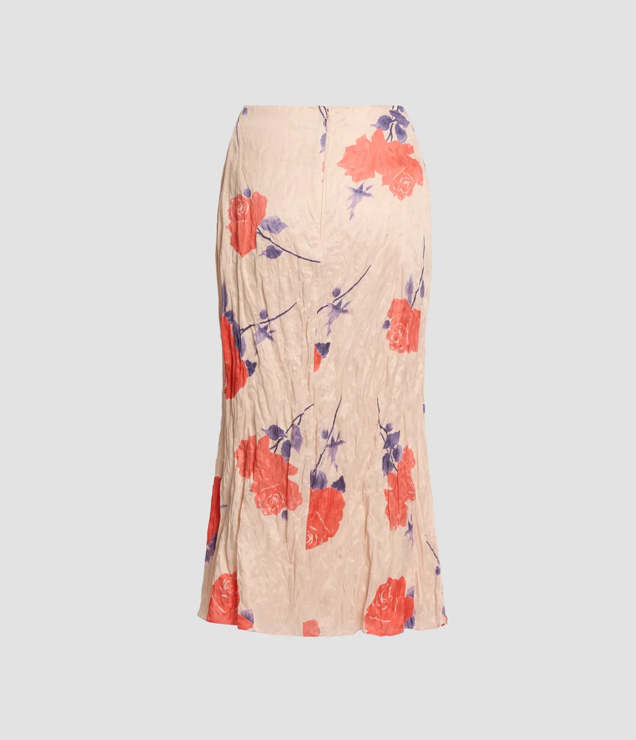Erdem Floral Crushed gonna midi raso floreale