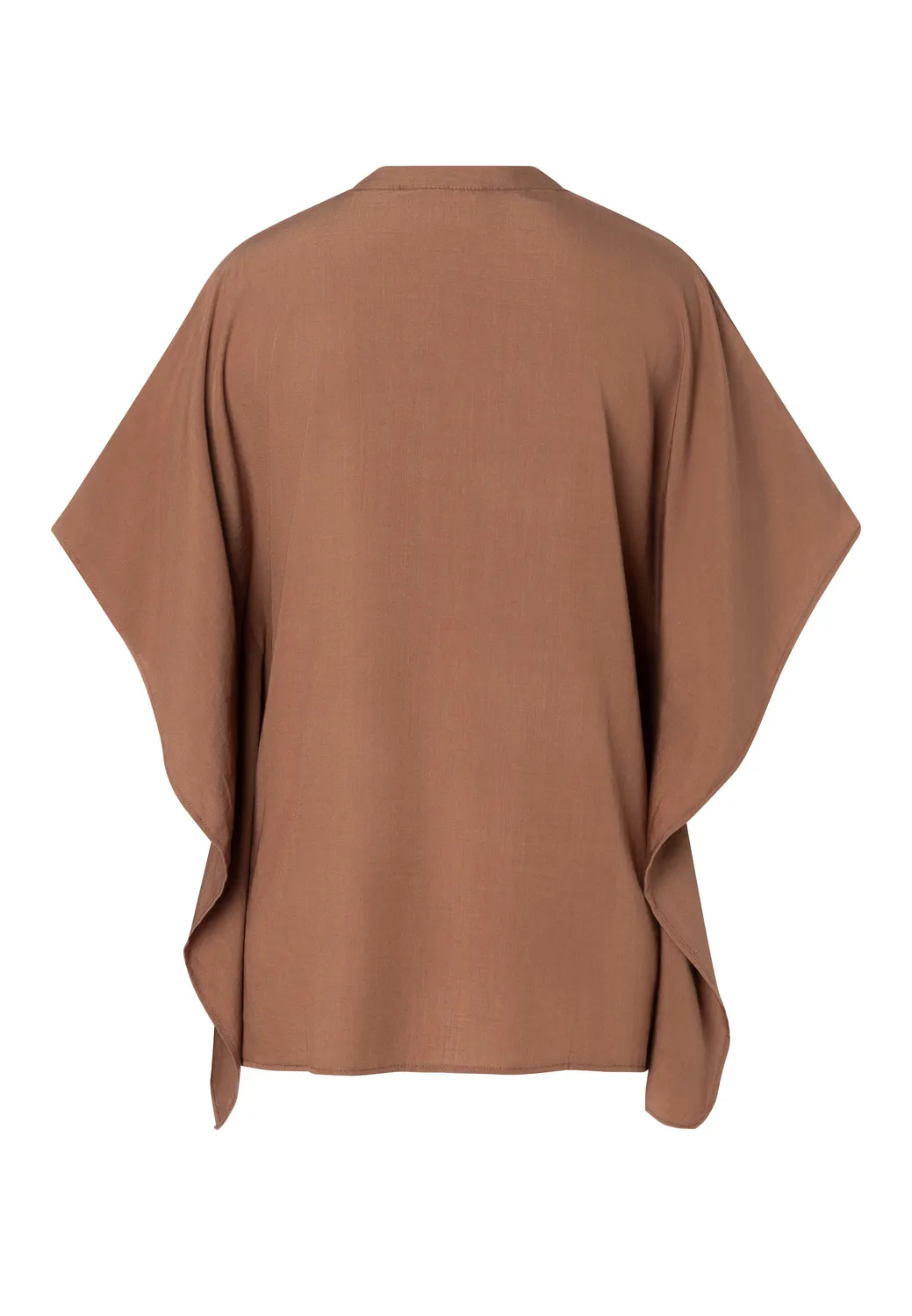 Ana Alcazar Dorayas camicia caftano marrone
