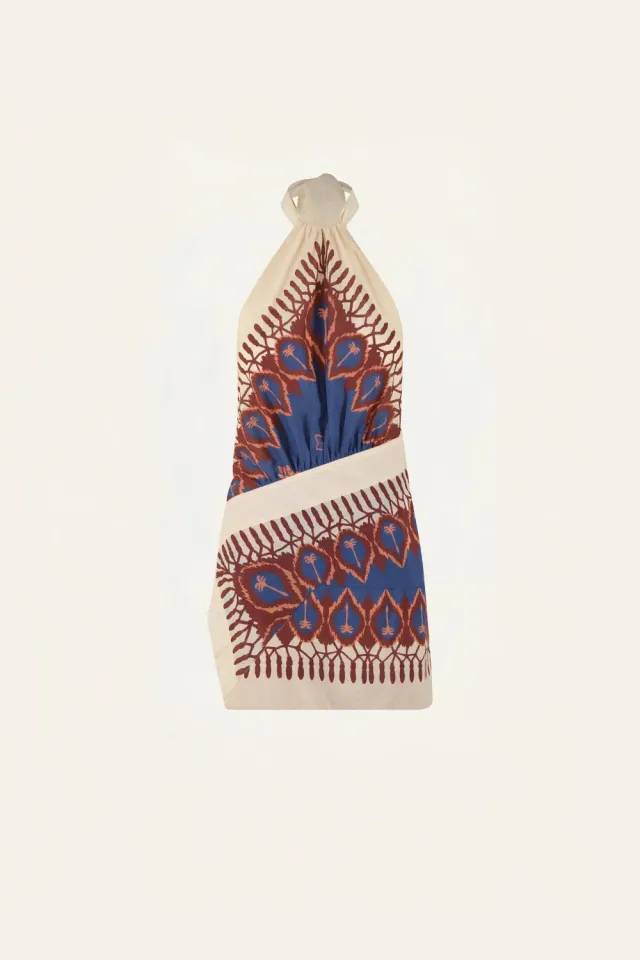 Johanna Ortiz Salt Dreamer mini abito cotone ecru taglia 4
