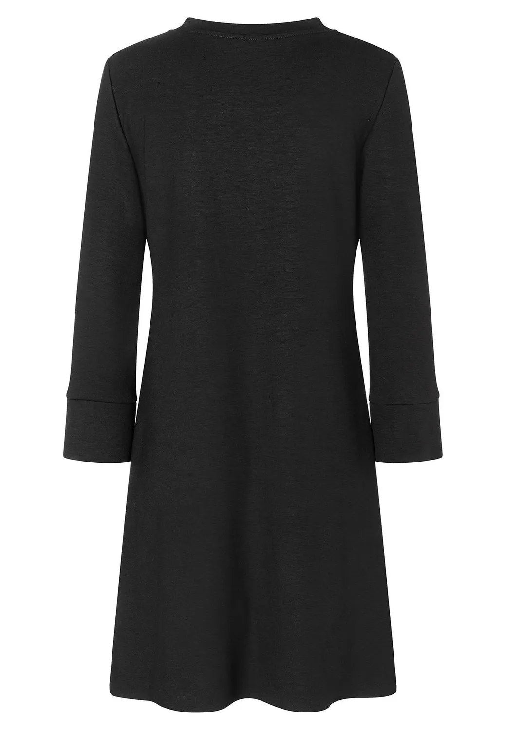 Ana Alcazar Aglina abito svasato corto jersey nero
