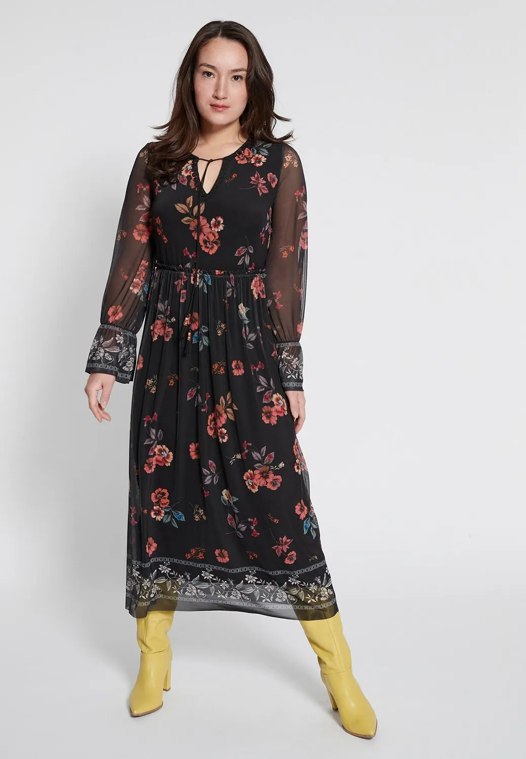 Ana Alcazar Hiaki abito maxi floreale