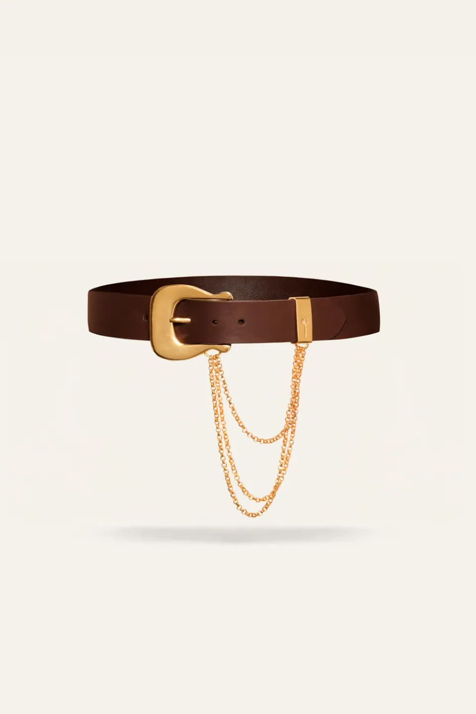 Johanna Ortiz Embers of Elegance cintura pelle marrone