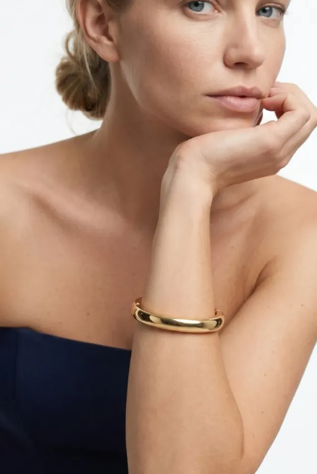 Uchi & Soto Kin Gold bracciale oro taglia unica rigido