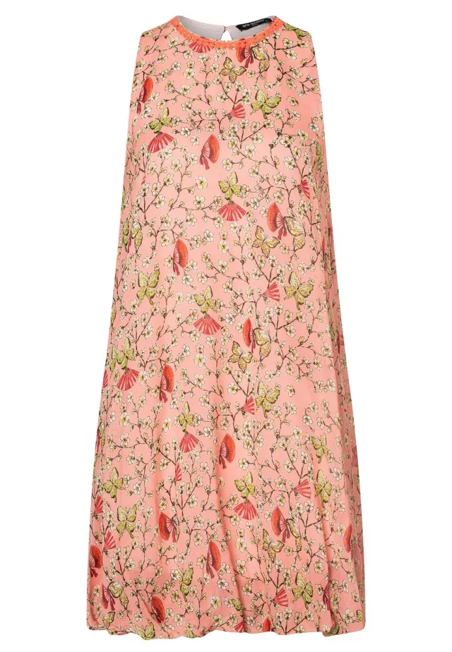 Ana Alcazar Wavine abito palloncino floreale rosa