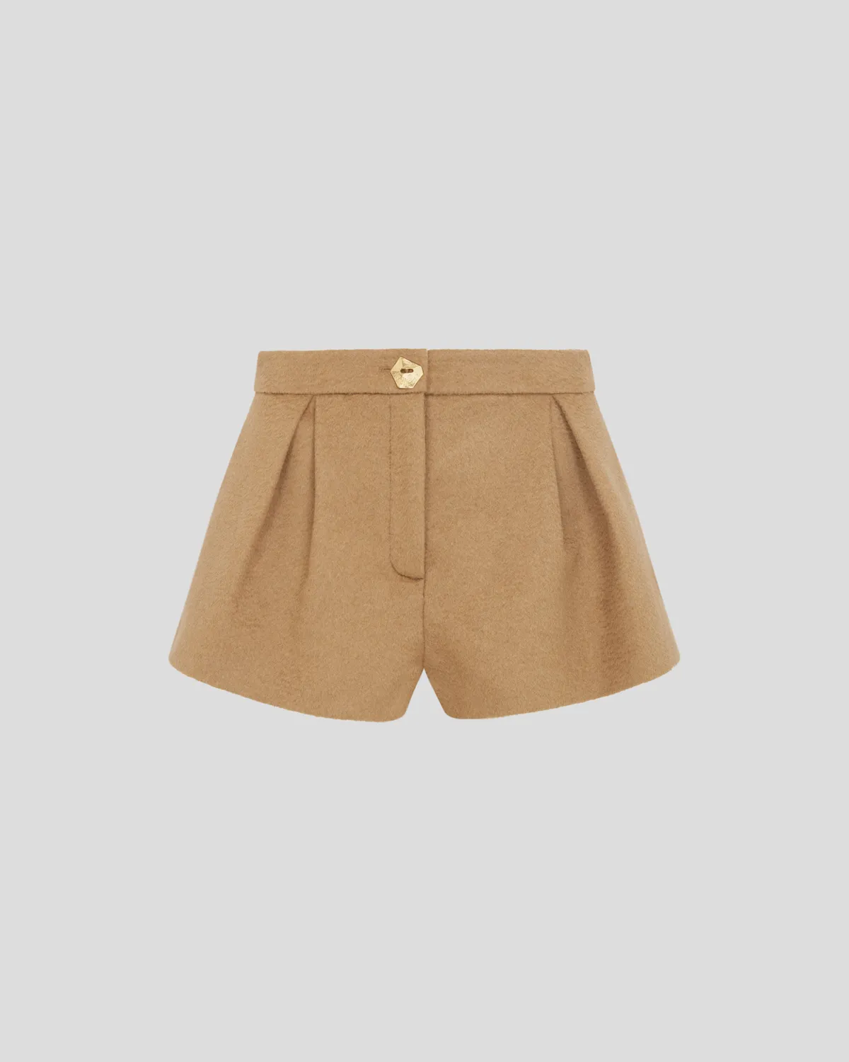 Violante Nessi Pasolini shorts cammello baby camel