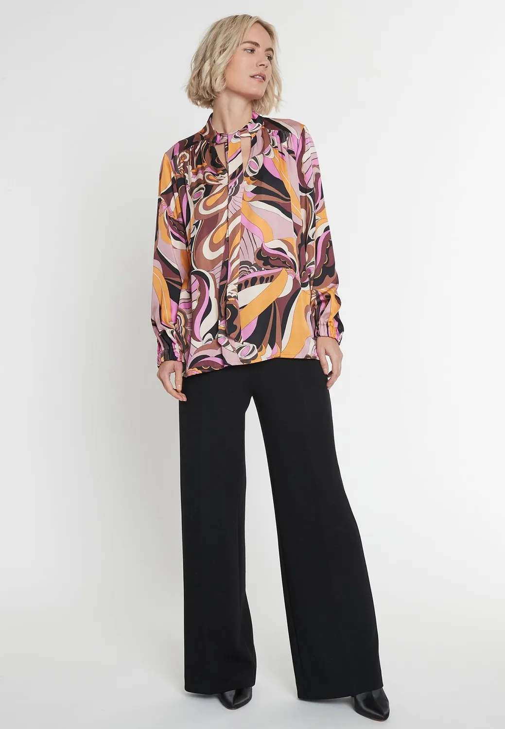 Ana Alcazar Malony Camicia Maniche Lunghe Fiocco