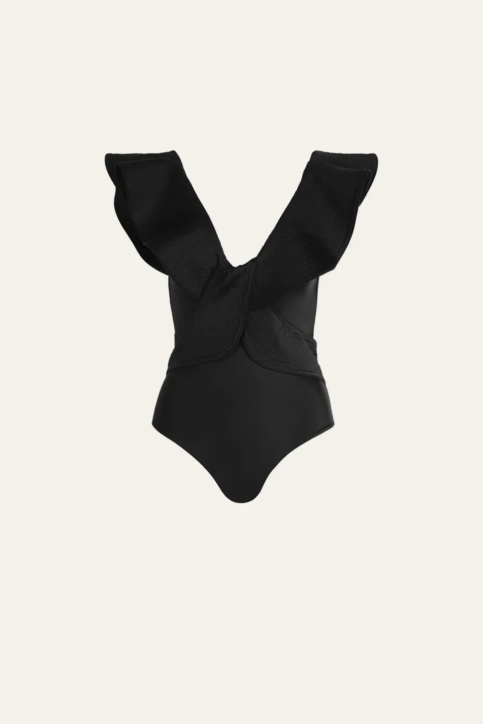 Johanna Ortiz Island Rhythms costume intero nero