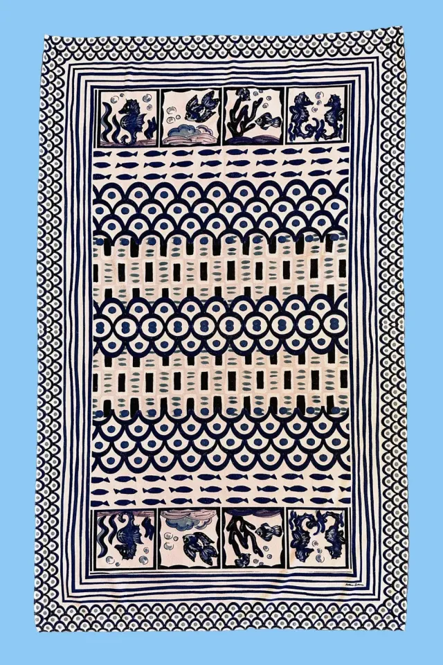 Antica Sartoria Everywhere DW003 telo mare blu marino