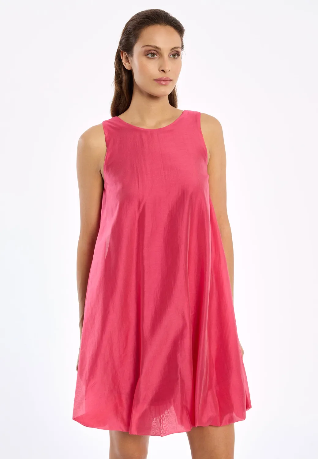 Ana Alcazar Wakosa abito palloncino rosa corto