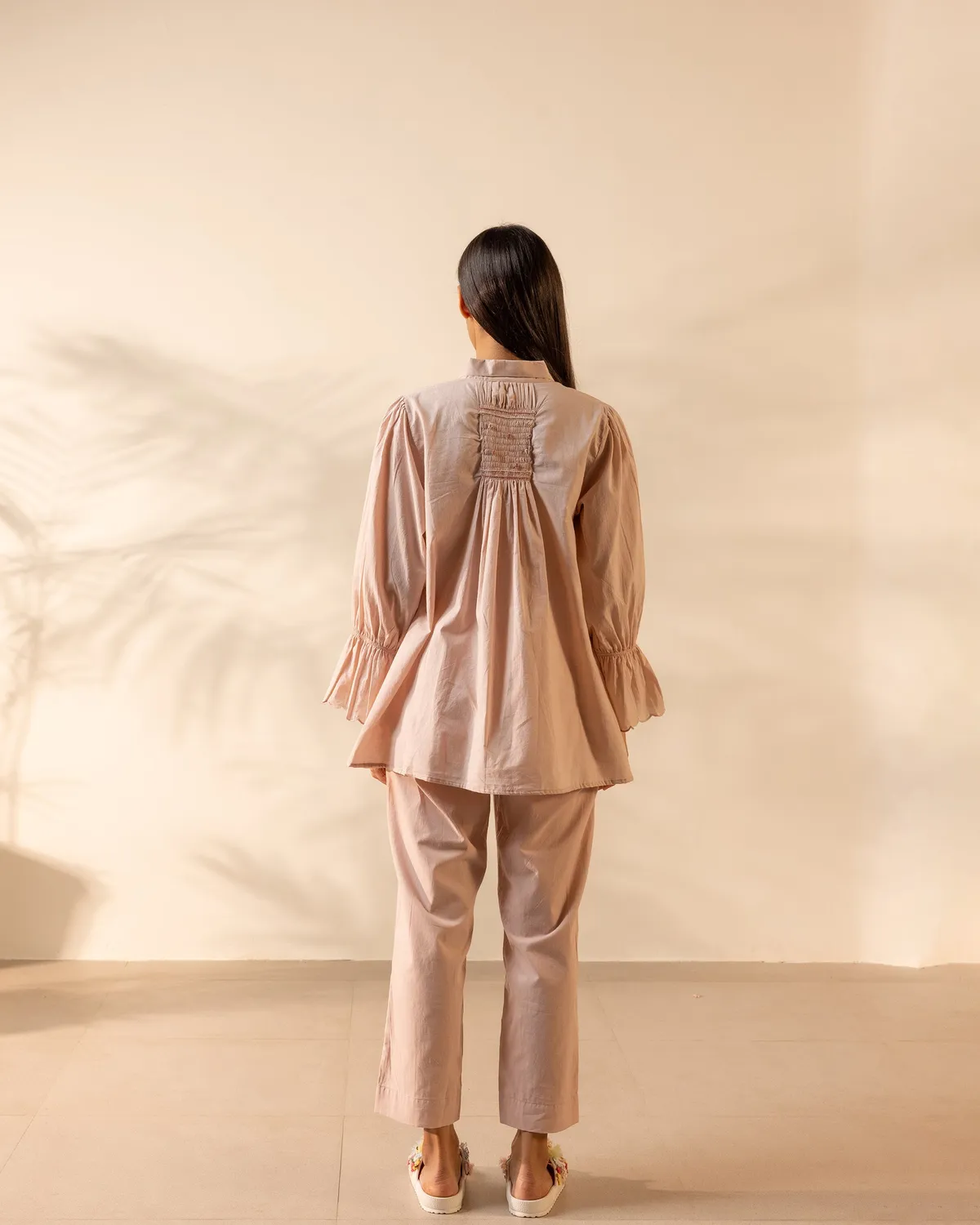 Our Dve Tangerine Zesty Pantaloni rosa flamingo cotone
