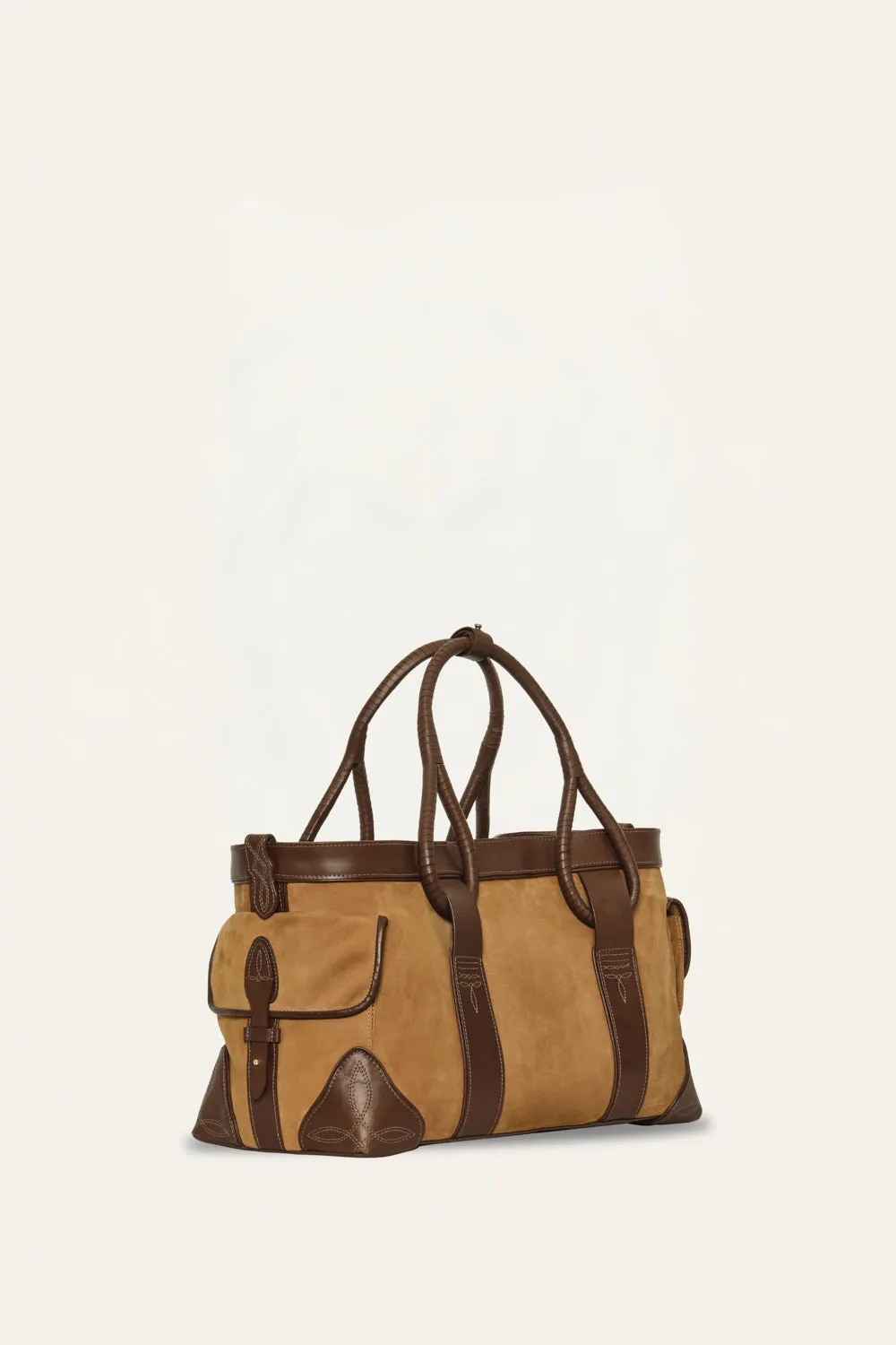 Johanna Ortiz Soul Stream borsa tote pelle marrone unica