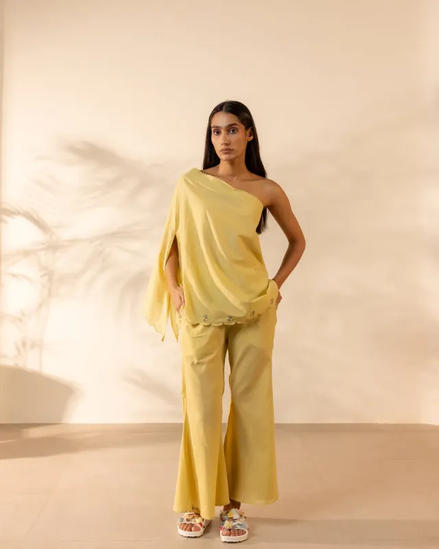 Our Dve Coral Kiss pantaloni giallo ocra 39 inch