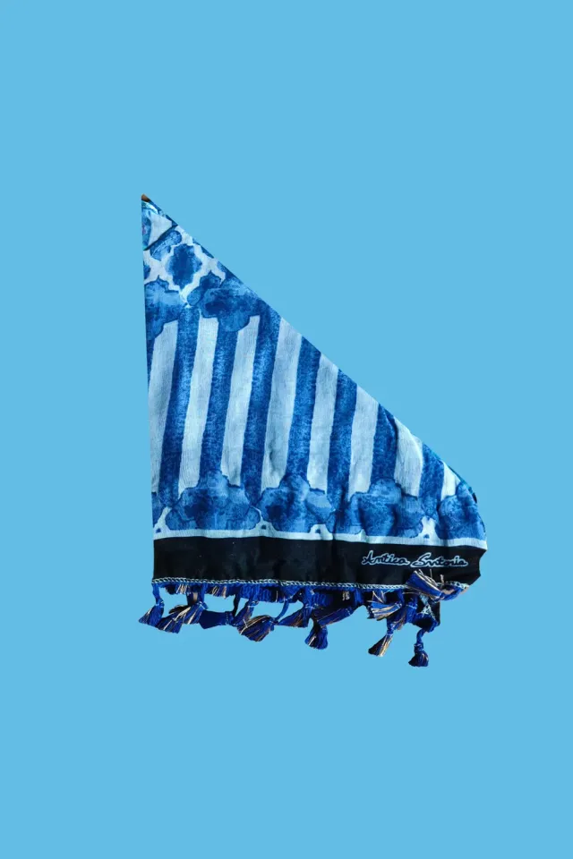 Antica Sartoria Marino DV2112 triangolo blu taglia unica