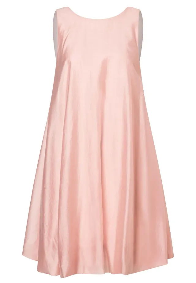Ana Alcazar Wakesa abito palloncino rosa lyocell