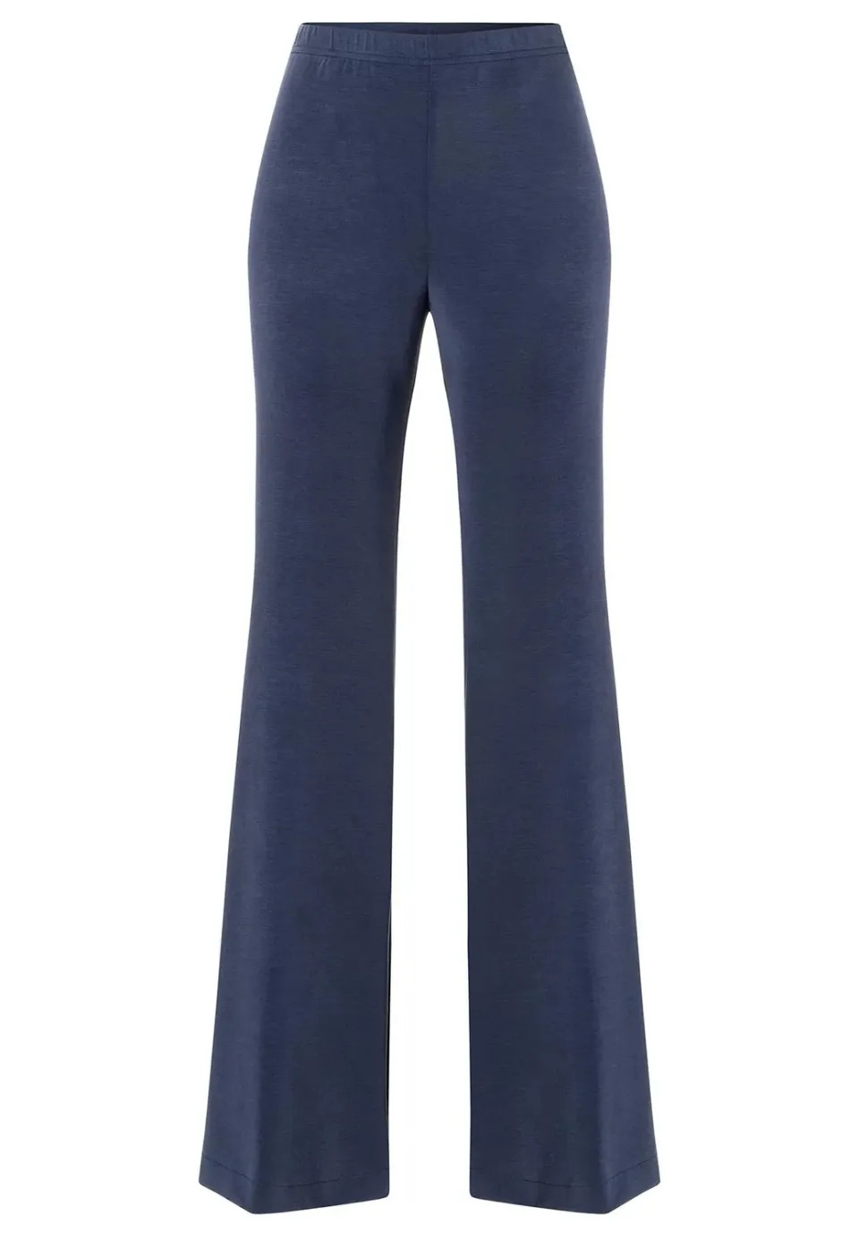 Ana Alcazar Segusa pantaloni flare jersey blu scuro