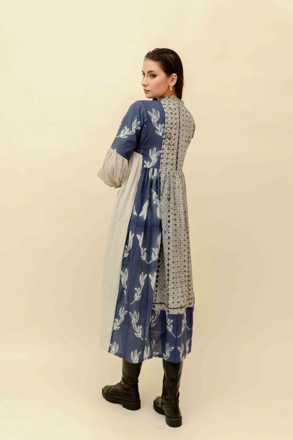 Our Dve Sugandha Vestito Cotone Regular Fit