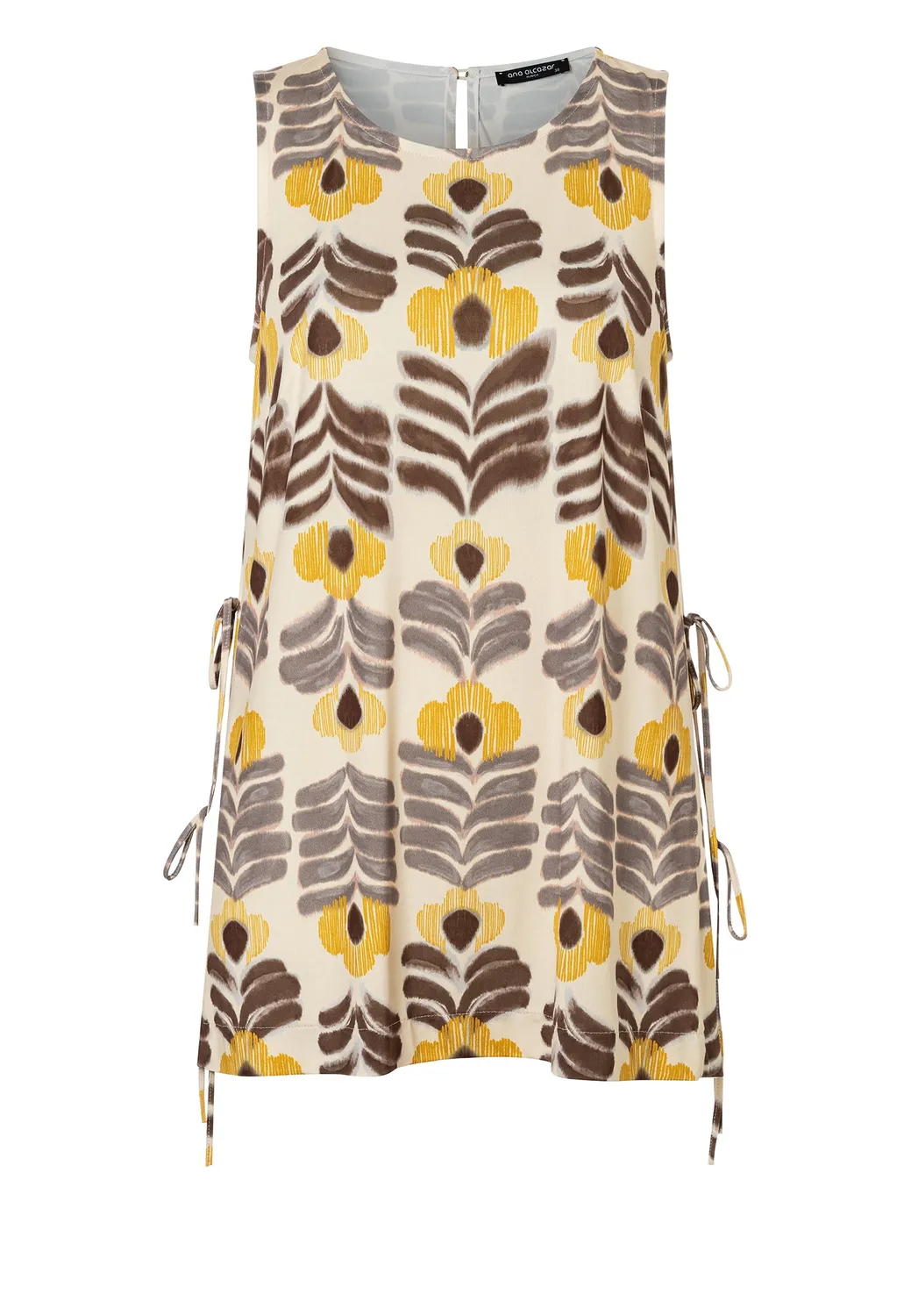 Ana Alcazar Duela top tunica jersey marrone