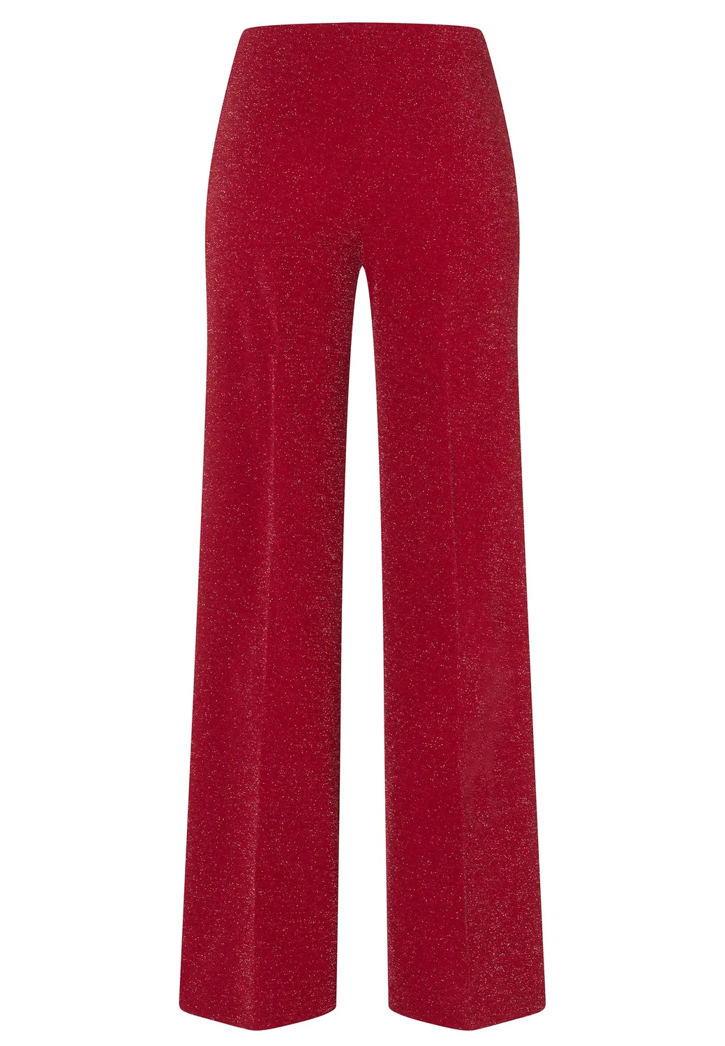 Ana Alcazar Cilky pantaloni lurex rossi