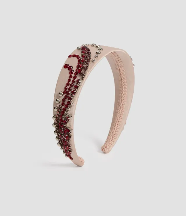 Erdem Embroidered Headband fascia capelli ricamata