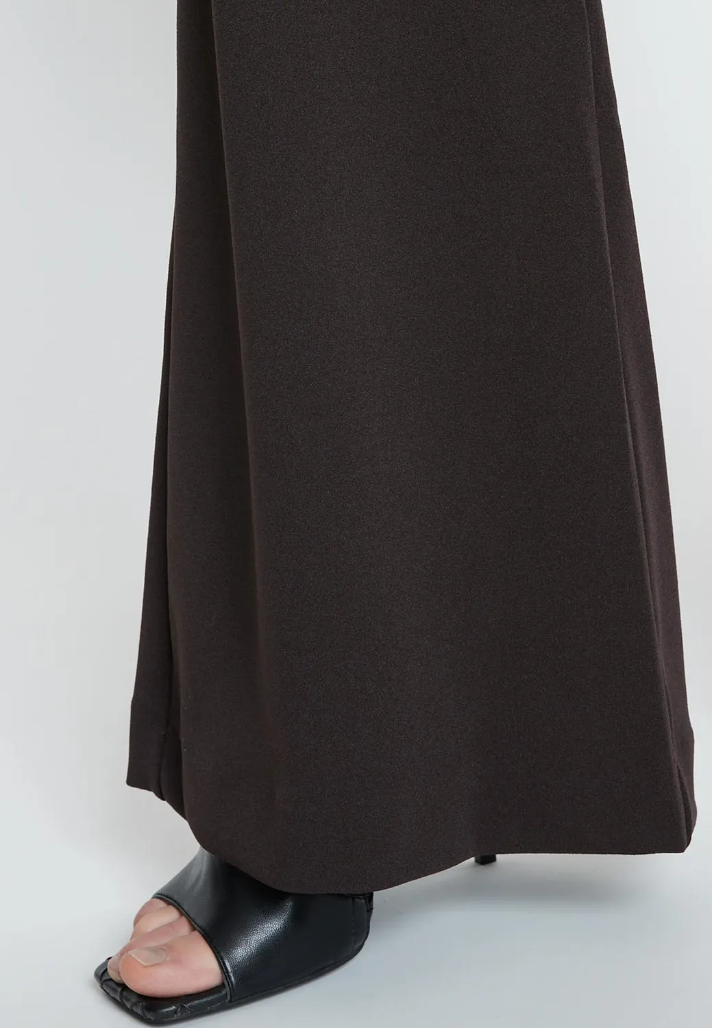 Ana Alcazar Haroni pantaloni zampa marroni