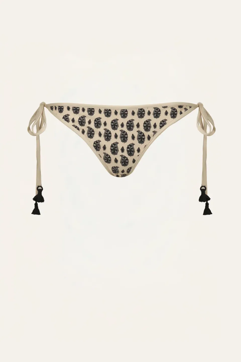 Johanna Ortiz Sagrado slip bikini lacci ecru lycra