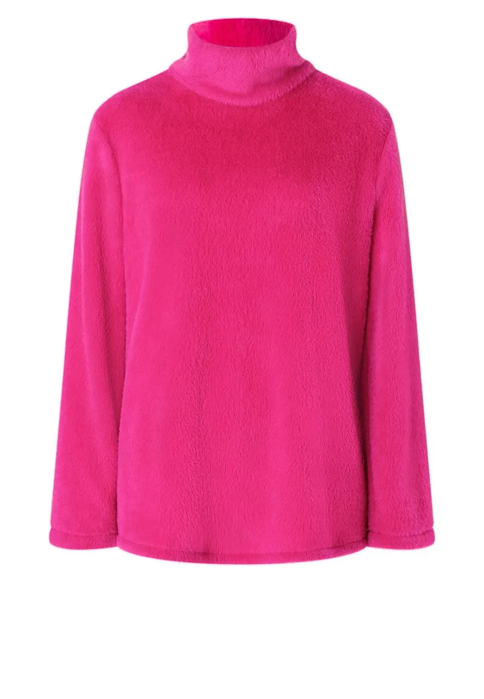 Ana Alcazar Mabely maglione rosa collo alto morbido