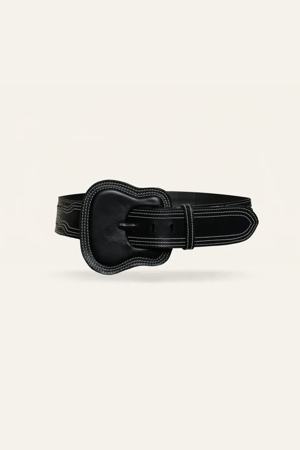 Johanna Ortiz Military Prowess cintura pelle nera larga