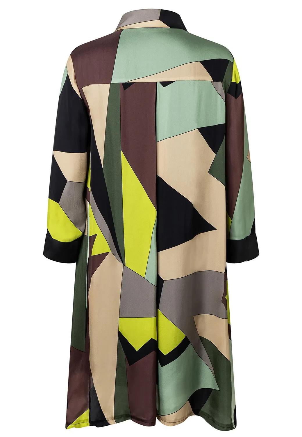 Ana Alcazar Sarisa camicia vestito fantasia verde