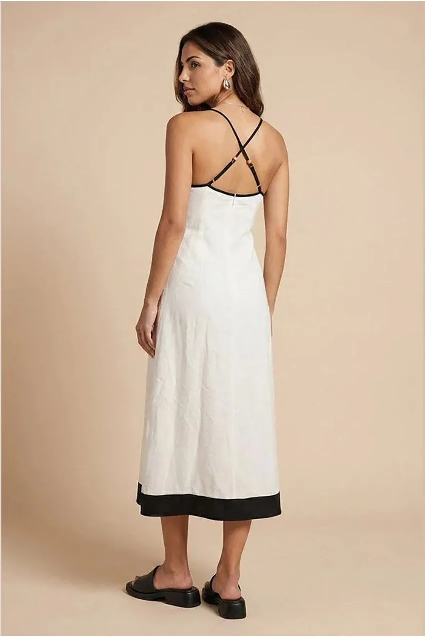 Urban Bliss Contrast abito maxi crema color-block