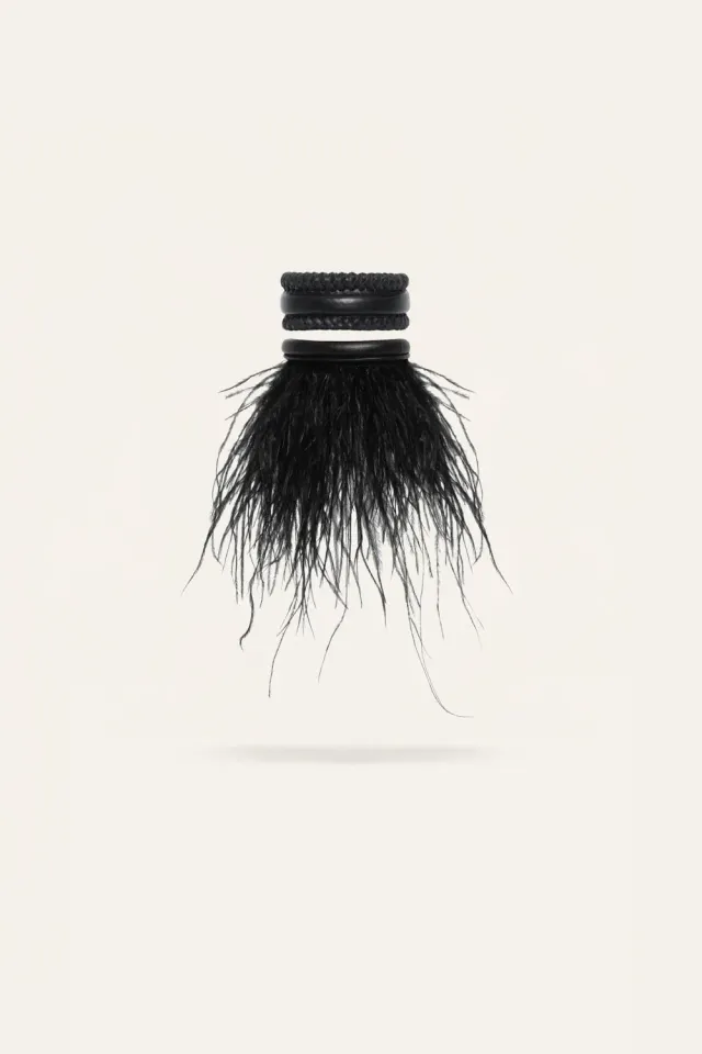 Johanna Ortiz Mystical Embrace bracciali pelle nero
