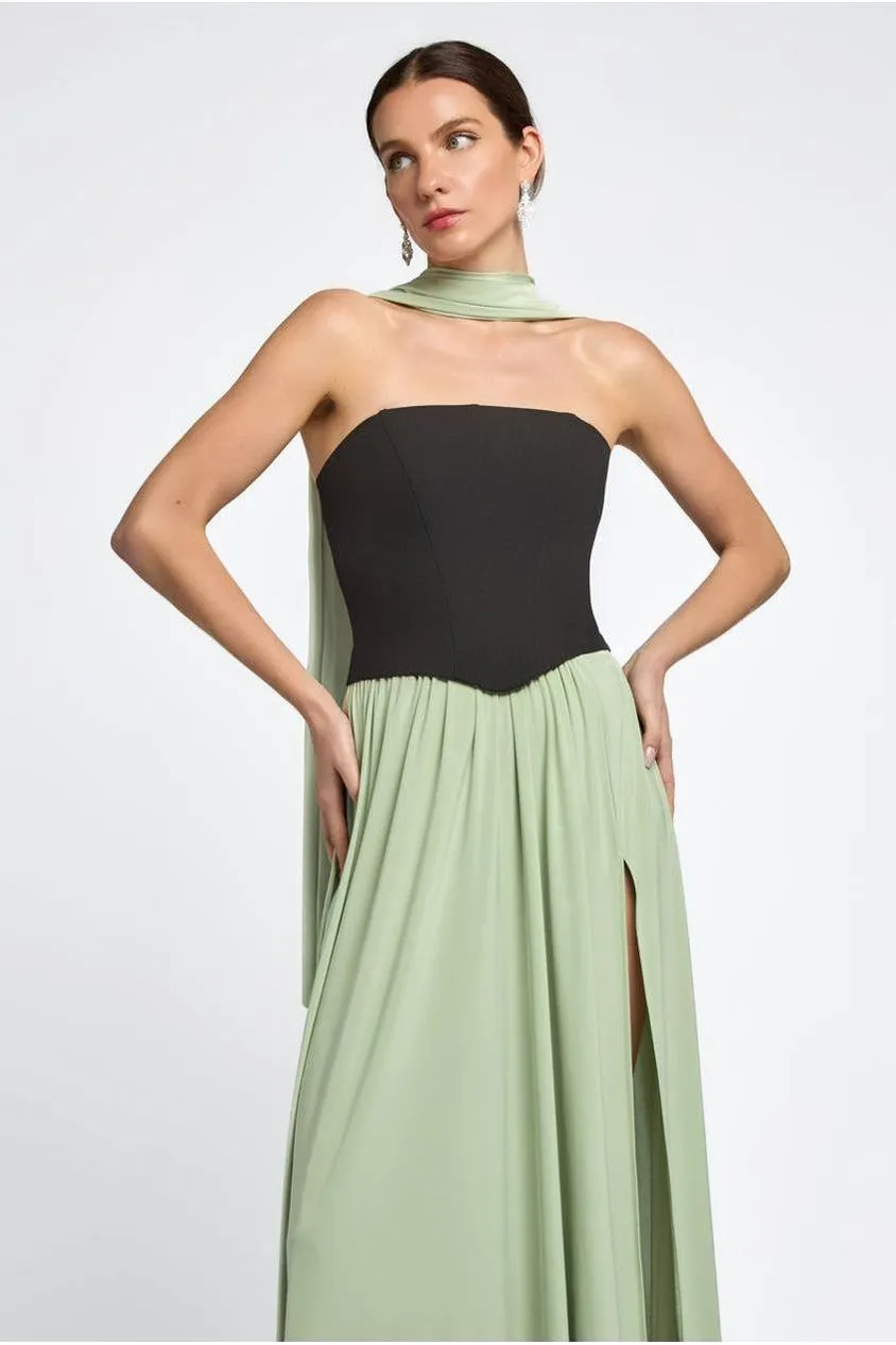 Goddiva Soft Touch sciarpa jersey blu aviazione