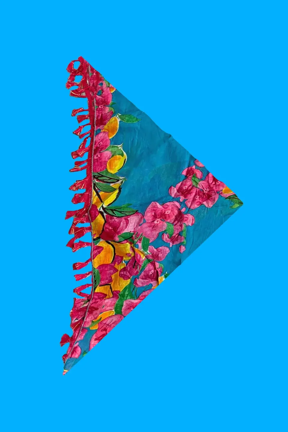 Antica Sartoria DV2110 Triangolo Foulard Cotone Fucsia